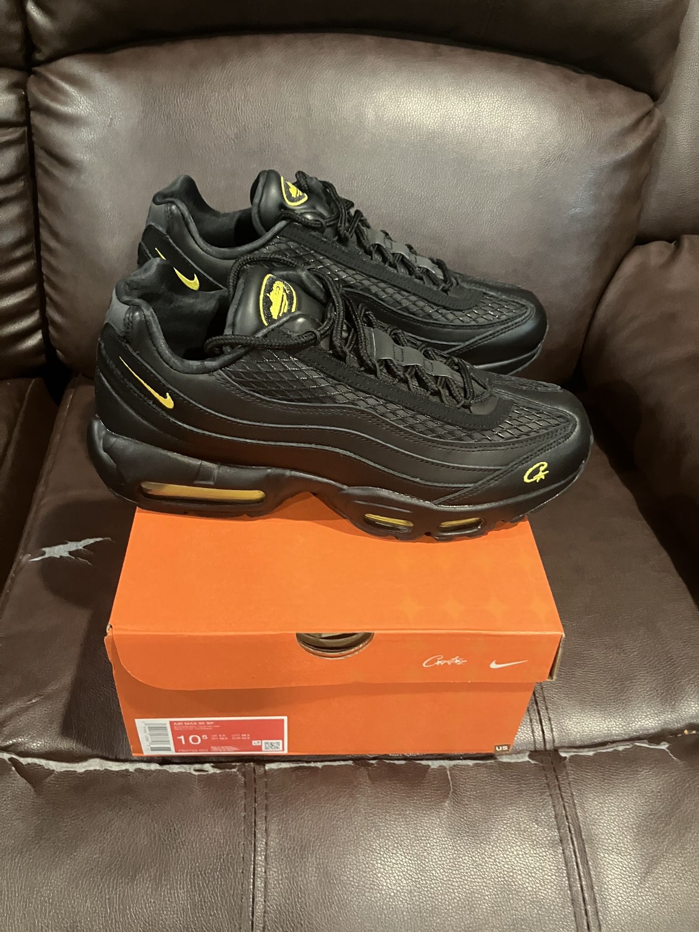 Nike Air Max 95 Corteiz Honey Black Size 10.5