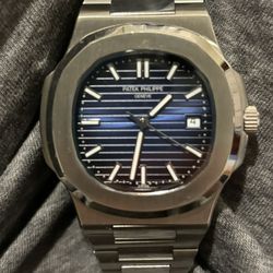 P P Blue Face Watch 