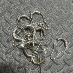 12PCS Wide Shower Curtain Hooks Rings, Rust Proof Stainless Steel, Heavy Duty Shower Hooks Rings for Bathroom Shower Rods Curtains Liners, Easy Glide 