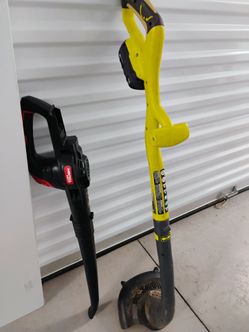 Trimmer and leave blower