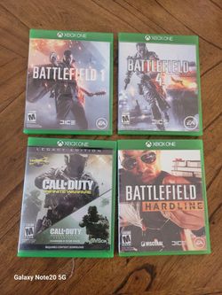 11 Xbox One Games  and a headset