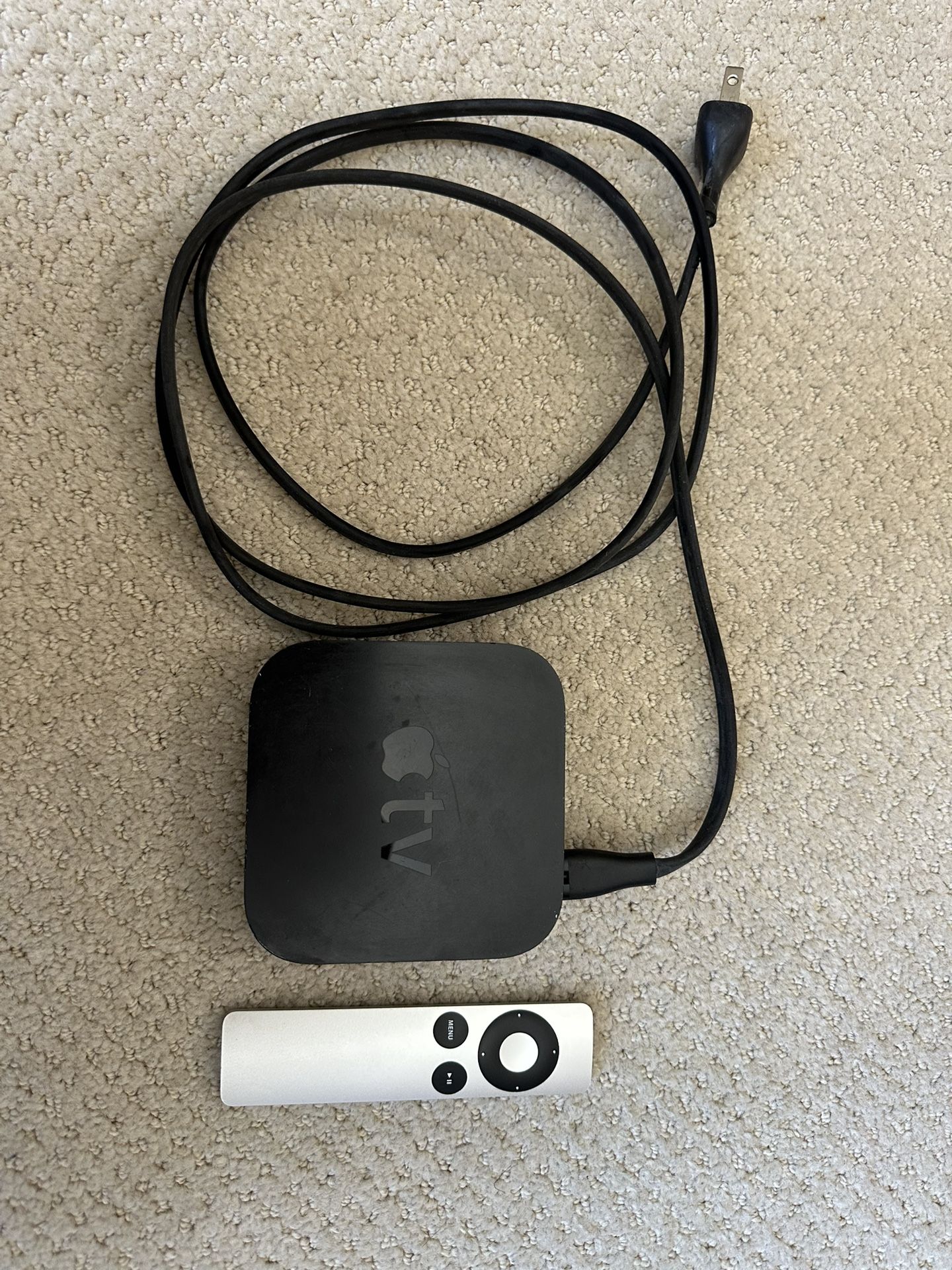 Apple TV 3rd Gen with Remote and Power Cord – Fully Functional