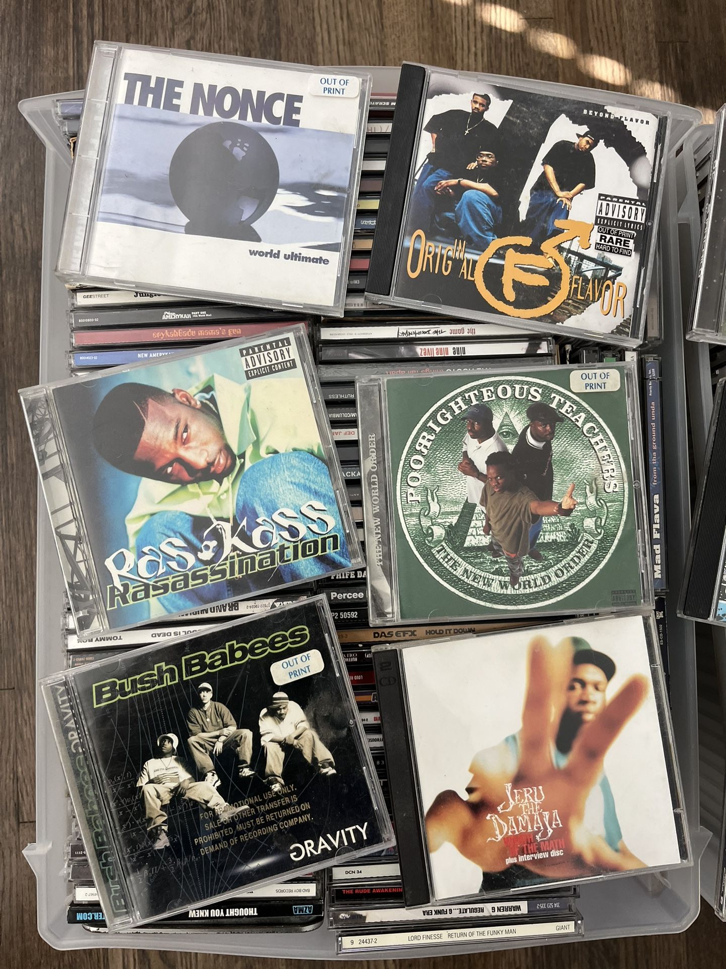 Hip Hop CDs.