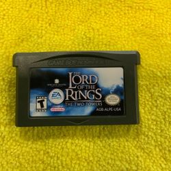 GAMEBOY ADVANCE THE LORD OF THE RINGS THE TWO TOWERS 