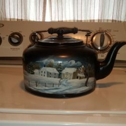 Hand Painted Tea Kettle