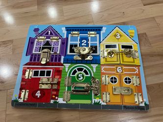 Melissa and Doug latches board