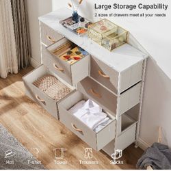 9 Dresser Chest Of Drawers Fabric Storage Organizer