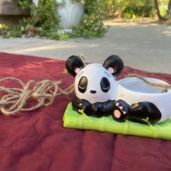 Panda Hanging Planter Small Succulent Pot 