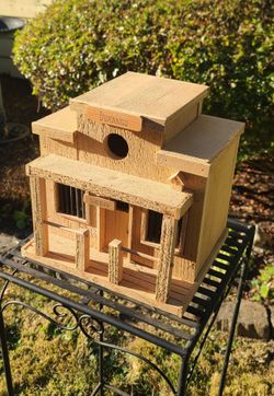 Beautiful Handmade Western Themed Birdhouse