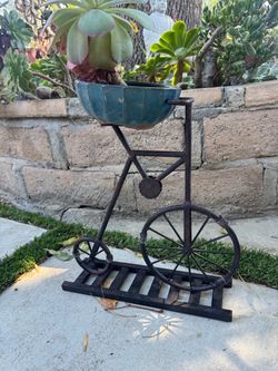 Decorative Metal Bicycle Plant Stand