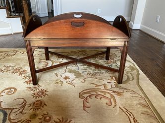 Heritage Henredon Butler’s Coffee Table mahogany Tea Table