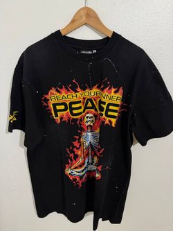 HELLSTAR INNER PEACE BLACK T-SHIRT NEW COLLECTION