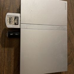 Silver Modded Slim PS2