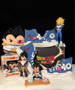 Dragonball Z Vegeta Converse size 8 Men