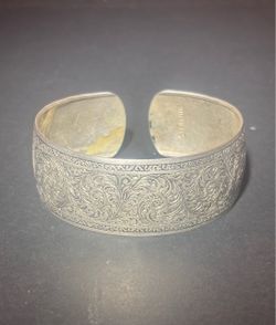 Vintage Sterling Silver Cuff Bracelet