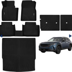 New - Naibeve Floor Mats for 2023 2024 Mazda CX-50 - All Weather Custom for Mazda CX-50 Floor Mats Liners 2 Row & Cargo Liner & Seats Back Cover Behin