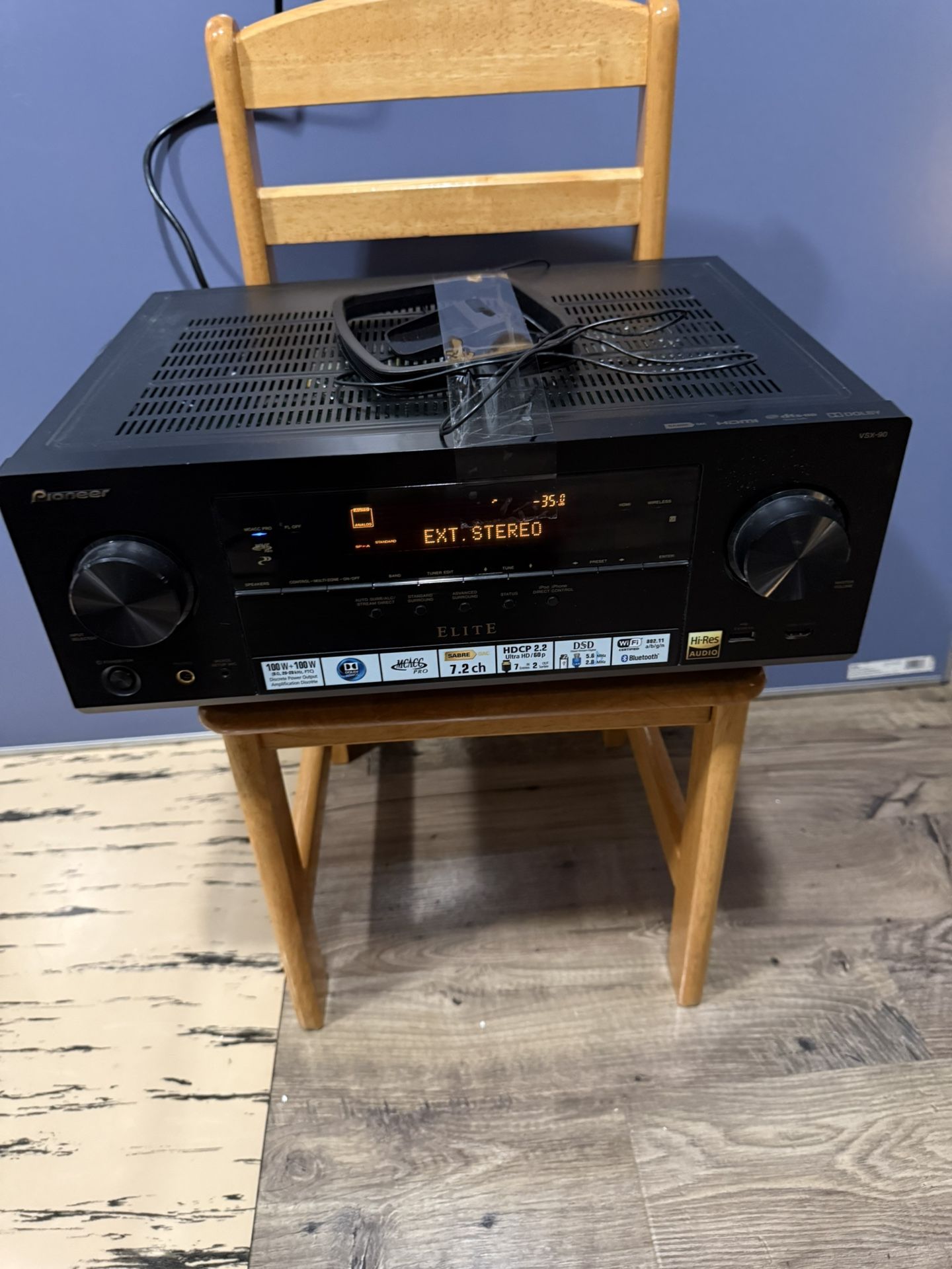 PIONEER ELITE VSX -90 7.2 CH. HOME THEATER RECIEVER