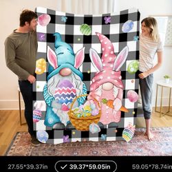 EASTER GNOMES BLANKET 40x60