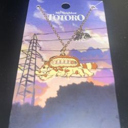 Studio Ghibli My Neighbor Totoro Catbus Necklace (New)