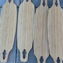 Bambo Drop Thru Longboard Decks (4)