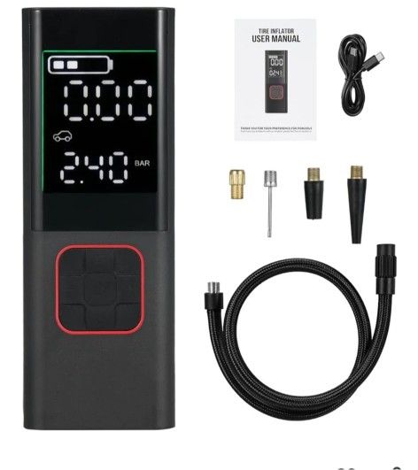 New Tire Inflator Portable Air Compressor 160 PSI Air Pump for Car Tires
