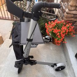 Mobility Walker With Chair. / Back support, Seat Brand New! 