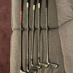 5 IN GREAT CONDITION GOLF CLUBS