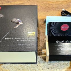 Headphones and Mini Amp