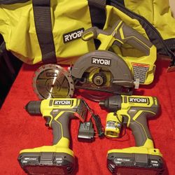 18 Volt Ryobi Tools Kit $155