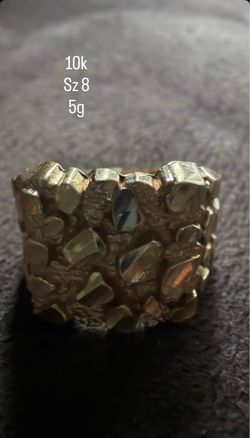 10k nugget ring