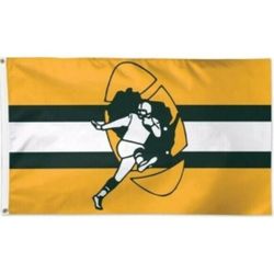 Green Bay Packers Flag Banner Retro New 3x5 FT