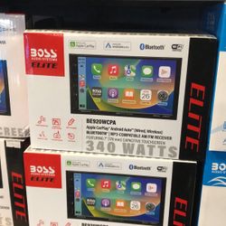 Boss Elite 7 Inch Apple CarPlay And Android Auto Stereo Wireless