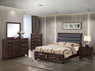 5 PCs queen bedroom set
