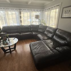Leather Sectional