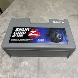 SHURGRIP by SCC “Z” design snow tire chains.