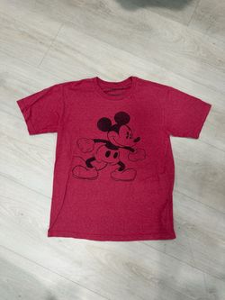 Disney Mickey Mouse Red Graphic T-Shirt