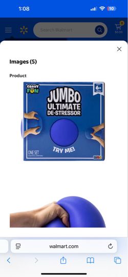 Crazy Fun Jumbo Ultimate De-Stressor