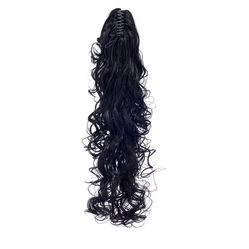 28 Inch Long Messy Curls Claw Clip Ponytail Extensions Synthetic 