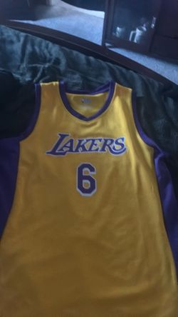 LeBron jersey yellow purple