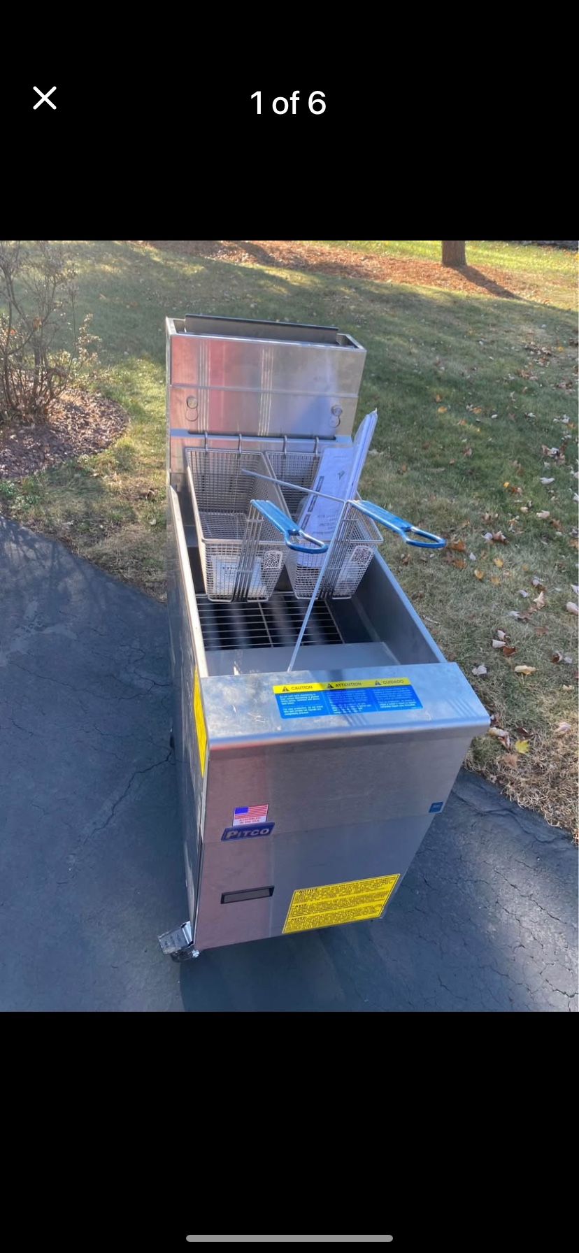 Pitco Gas Deep Fryer