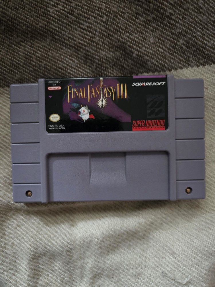Authentic Final Fantasy III SNES