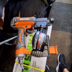 RIDGID Pneumatic 15 Deg. 1-3/4 in. Coil Roofing Nailer