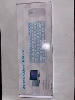 Wireless Keyboard and Mouse Combo