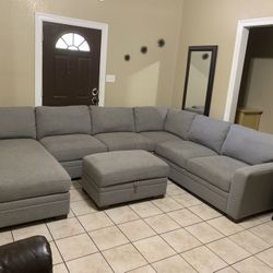 🩶✨Beautiful Thomasville 3pc C Sectional Sofas