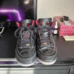 Air Jordan Spizike Stealth Black Patent Size 9