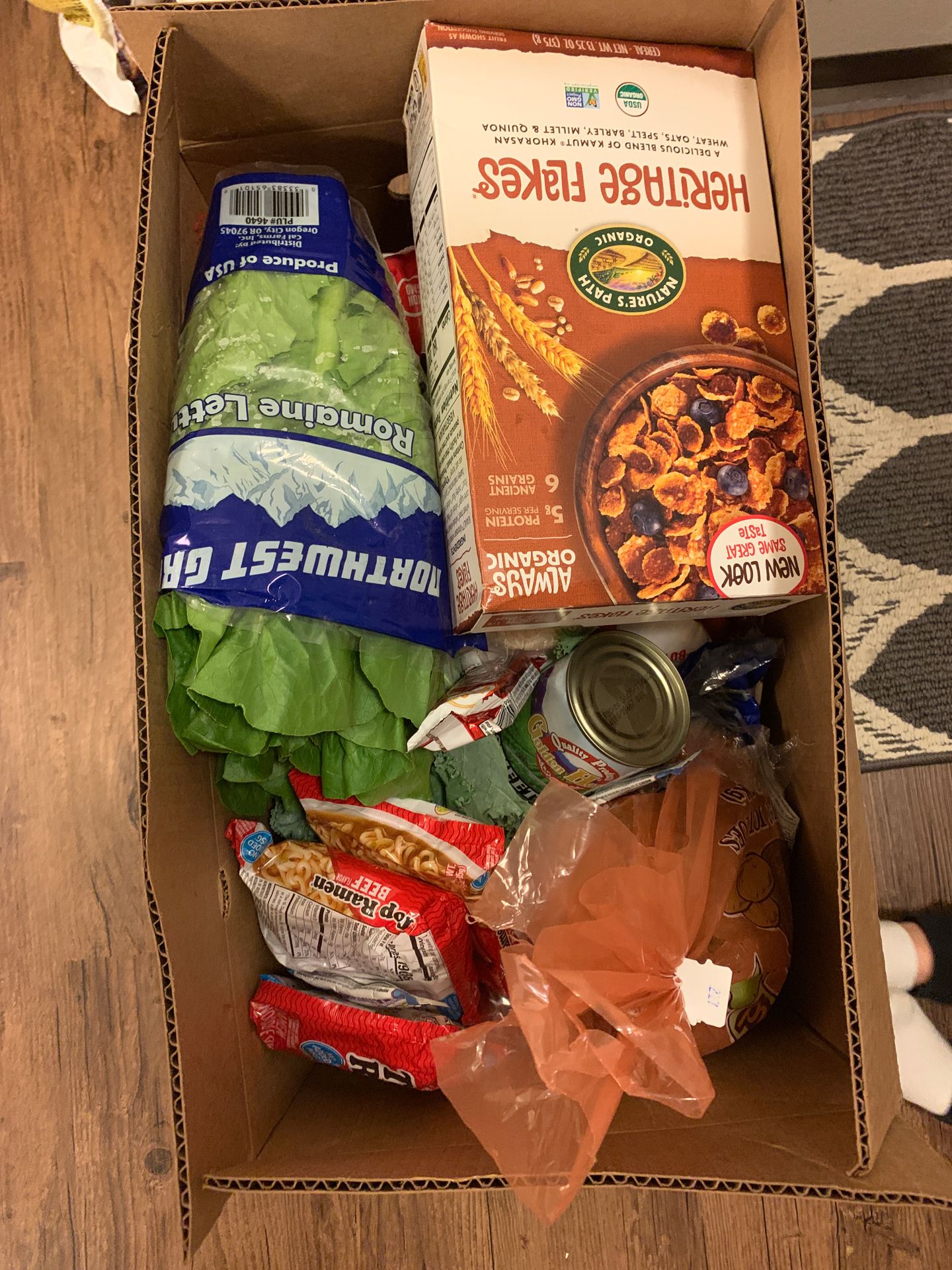Free box of food