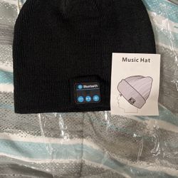 Hat With Wireless Headphones