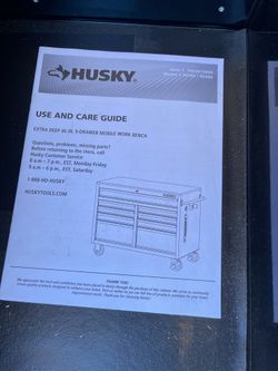 Husky 9 drawer mobile work bench