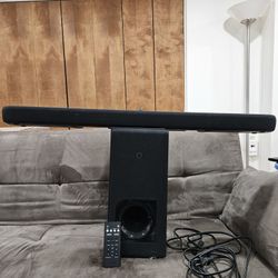 Yahama Soundbar With Wireless Subwoofer