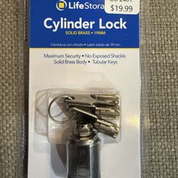 Storage unit cylinder lock 19mm